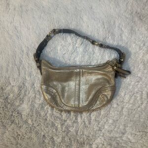 Coach Soho Metallic Gold Leather Shoulder Bag – Y2K Vintage